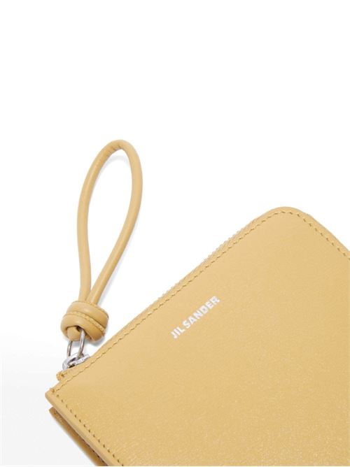 Light yellow calf wallet JIL SANDER | J07VL0004P5354741